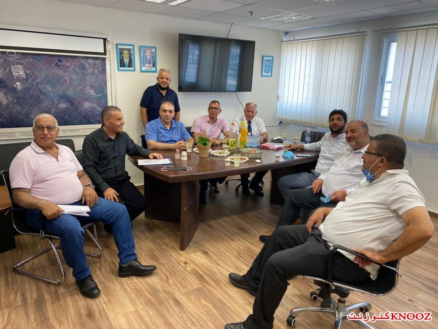  بلدية عرابة ومجلس إقليمي بستان المرج يجتمعون مع الموحدة ورئيسها منصور عباس